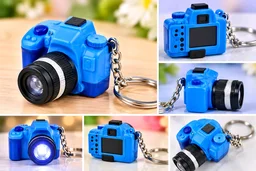 Camera Keychain With Light 1 Pc(colour May Vary ) - Blue, Black