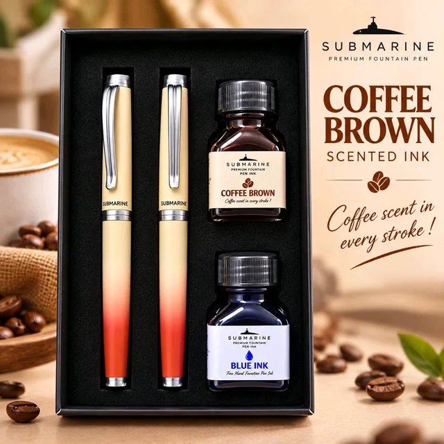Submarine Coffee Brown Flavour Fountain Pen