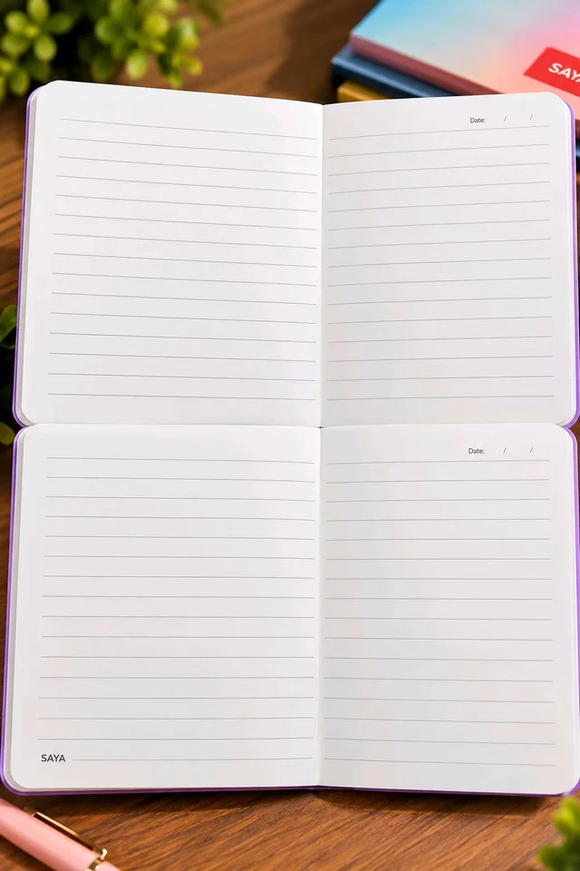 SAYA Saya VIBE Notebook A5 Diary(80 GSM, 192 PAGES)