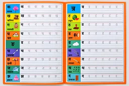 Hrithvi Rewritable Marathi Ujalani Sarav Pustak (Mulakshare & Chaudakhadi)