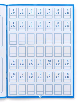 Hrithvi Rewritable Practice Book Multiplication Table