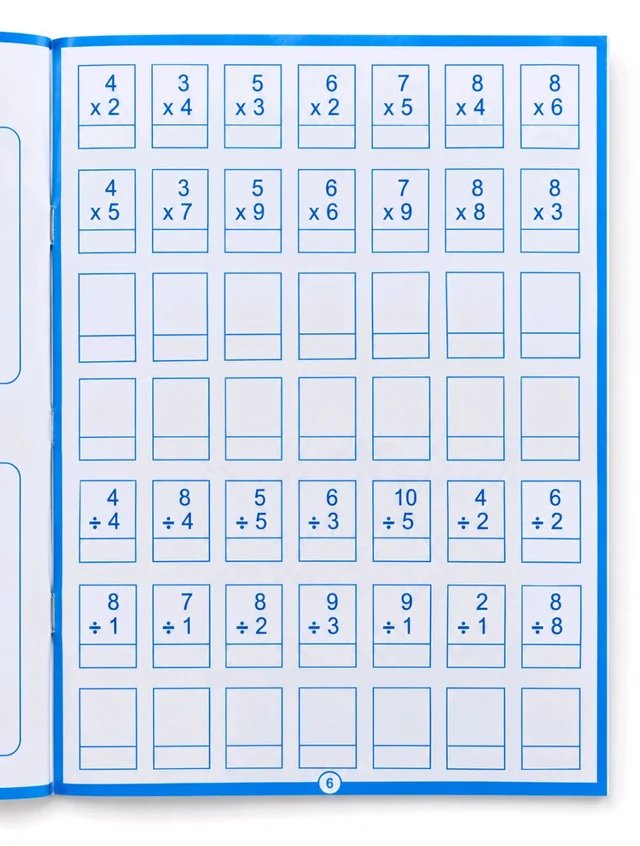 Hrithvi Rewritable Practice Book Multiplication Table