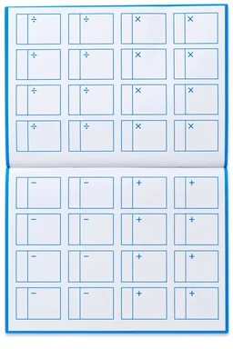 Hrithvi Rewritable Practice Book Multiplication Table