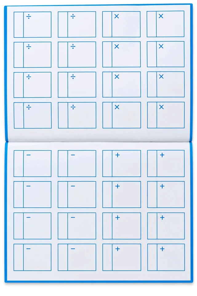 Hrithvi Rewritable Practice Book Multiplication Table