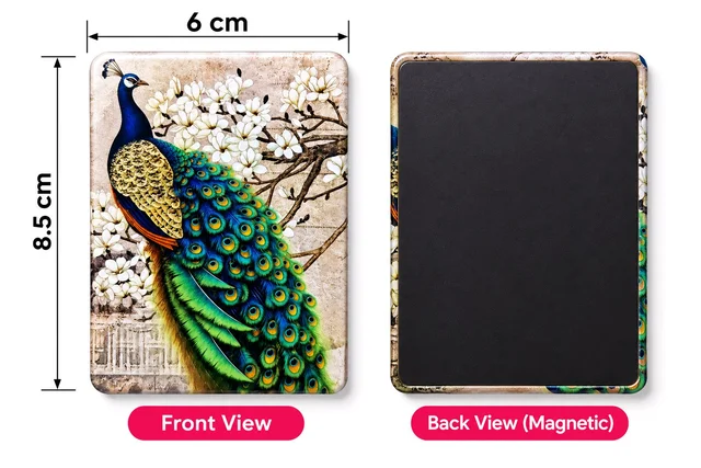 Peacock Fridge Magnet