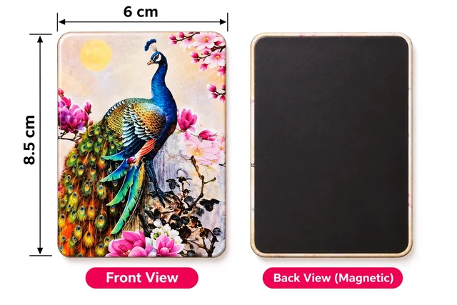 Peacock Fridge Magnet_1 Pc