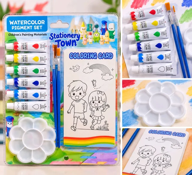 K.V Toys Watercolor Pigment Stationery Set