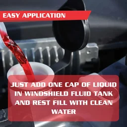 UNIESHINE Car Windshield Washer Concentrate 150ML | Windshield Wash Fluid & Glass Cleaner | 15ML per Tank Formula | Streak-Free Wiper Liquid for Crystal Clear Visibility