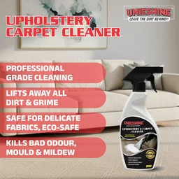 UNIESHINE Upholstery Carpet Cleaner 500ML Multipurpose Sofa Fabric Carpet Seat Spray Stain Odor Remover for Home Car Couch Office Chairs Mattresses Interiors