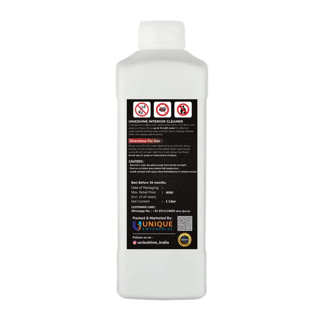 UNIESHINE 1L Concentrated Interior Cleaner for Cars