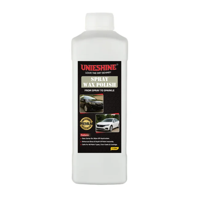 UNIESHINE 1L Liquid Wax Spray | Car & Bike Shine Polish