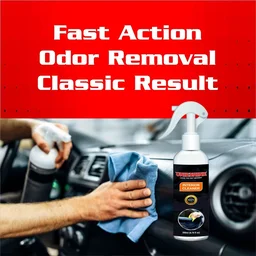 UNIESHINE 200ML Interior Cleaner for Car with Microfiber Cloth – Dashboard, Seats & Trim Cleaning Solution