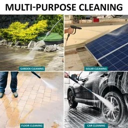 AIMEX Aimex D3 1800W High Pressure Washer 120 Bar, 10L/Min Flow, 8m Hose Pipe, Portable Car Washer Machine, Power Washer for Car, Bike & Home Cleaning