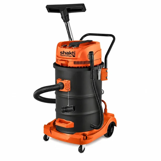 Shakti Technology Wet & Dry 75 L Vacuum Cleaner VC-95 With 2 Stage Copper Winding Motor