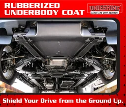 UNIESHINE Rubberized Underbody Coating 1 LTR – Heavy-Duty Anti-Rust, Waterproof & Corrosion Protection for Cars & Vehicles