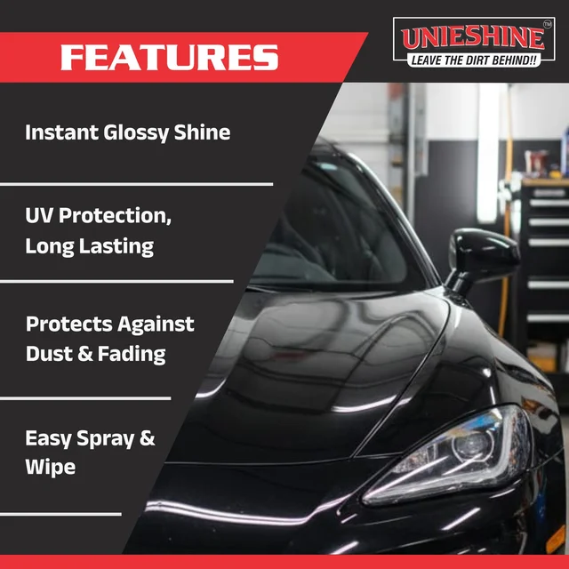 UNIESHINE Premium Liquid Wax Polish 5L | Instant Car & Bike Shine | Spray & Wipe Car Polish | Long-Lasting Paint Protection | Glossy Smooth Finish Wax