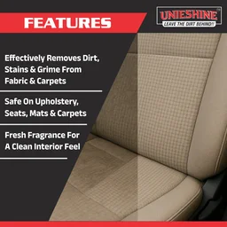 UNIESHINE Upholstery Carpet Cleaner 500ML Multipurpose Sofa Fabric Carpet Seat Spray Stain Odor Remover for Home Car Couch Office Chairs Mattresses Interiors
