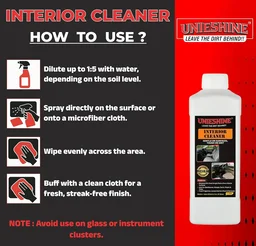 UNIESHINE 1L Concentrated Interior Cleaner for Cars
