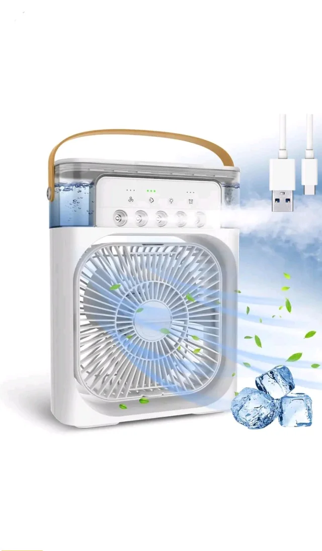 Mini Cooling Humidifier Portable Fan