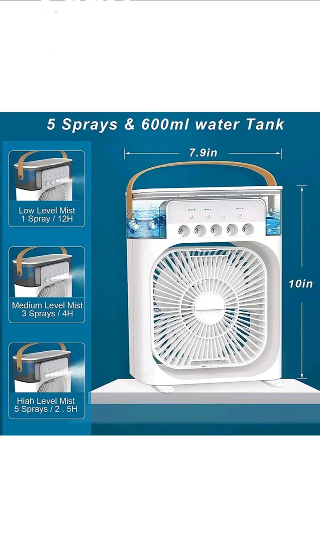 Mini Cooling Humidifier Portable Fan