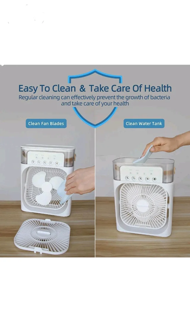 Mini Cooling Humidifier Portable Fan