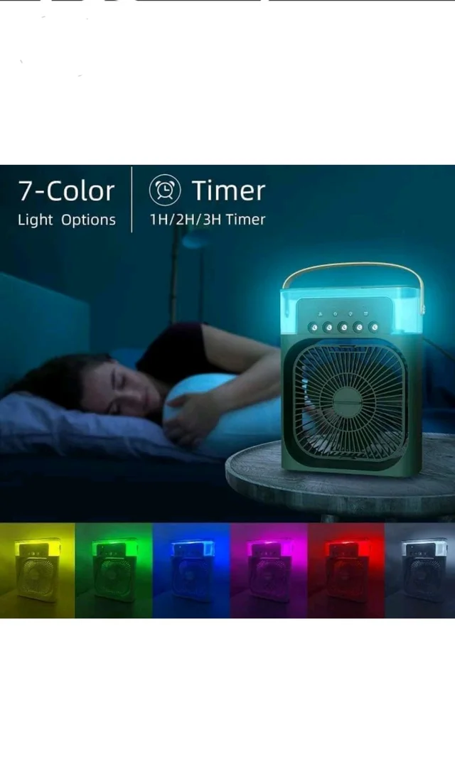 Mini Cooling Humidifier Portable Fan