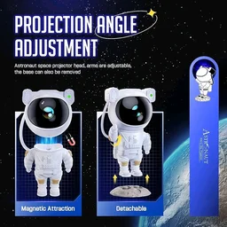 Astronaut Galaxy Projector – Starry Night Light with Nebula Effects
