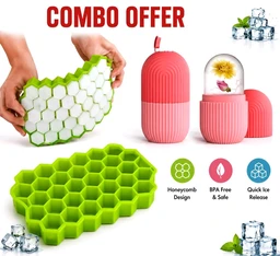 Ice Cube Maker Combo X2