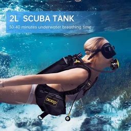 DIDEEP dideep 2 litre alluminium portable air tank