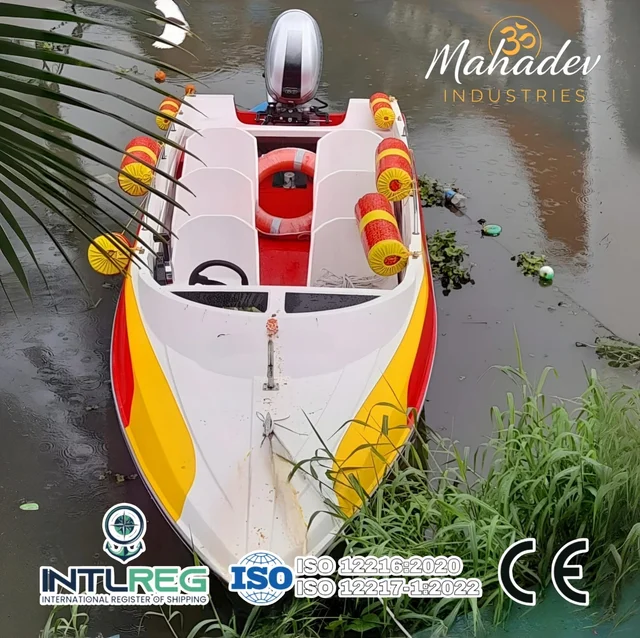 JOYASHREE BOATS SIX SEATER FRP SPEEDBOAT