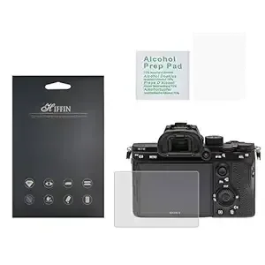 Hiffin A7 III LCD Screen Protector Clear Tempered Glass Film Camera LCD Screen Protector Guard 6 Layer for (LCD SCREEN PROTECTOR FOR A73 SONY)
