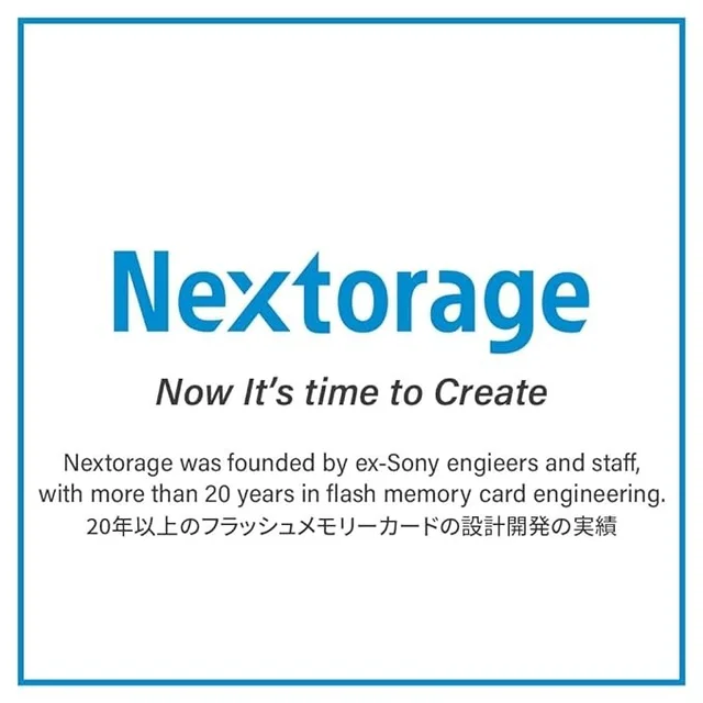 Nextorage 128GB UHS-II V60 SDXC Memory Card Max Read Speed 280MB/s Max Write Speed 100MB/s (F2SE Series)