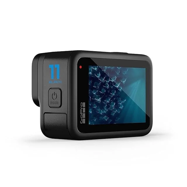 GOPRO GoPro HERO11 Waterproof Action Camera with Front & Rear LCD Screens, 5.3K60 Ultra HD Video, HyperSmooth 5.0,1080p Live Streaming