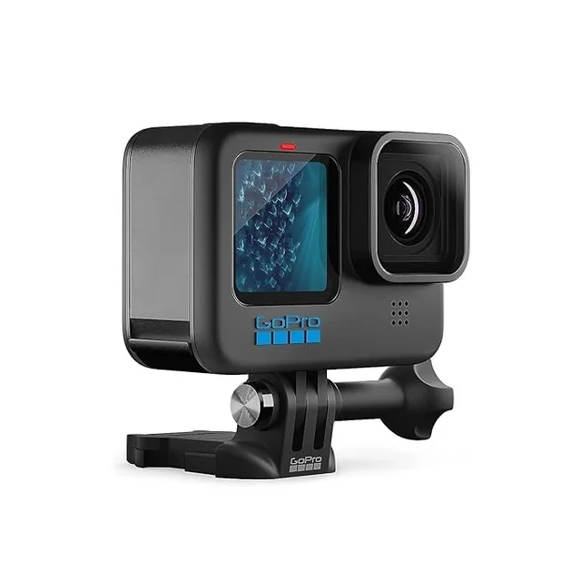 GOPRO GoPro HERO11 Waterproof Action Camera with Front & Rear LCD Screens, 5.3K60 Ultra HD Video, HyperSmooth 5.0,1080p Live Streaming