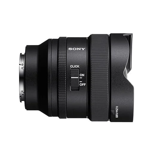 Sony E Mount Fe 14Mm F1.8 Gm Full-Frame Lens (Sel14F18Gm) | Ultra-Wide Angle Prime | Premium G Master - Black