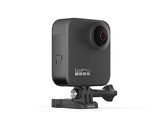 GOPRO GoPro MAX 360 Action Camera (Waterproof + Stabilization) with Touch Screen Spherical 5.6K30 HD Video 16.6MP 360 Photos 1080p Live Streaming Stabilization
