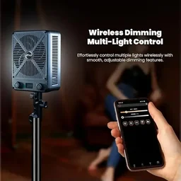 HIFFIN 250W Pro Wonder Series LED Video Light, High CRI 95+, Ultra Bright 18300 lux@1m, Adjustable CCT 2700K-6500K, Continuous Output COB Light with App Control for Photography & Videography