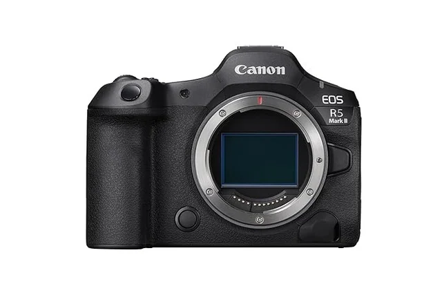 Canon EOS R5 Mark II 45MP Full-Frame Mirrorless Camera Body With 1 TB CARD(8K RAW & 4K 120p Video) - Black