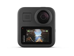 GOPRO GoPro MAX 360 Action Camera (Waterproof + Stabilization) with Touch Screen Spherical 5.6K30 HD Video 16.6MP 360 Photos 1080p Live Streaming Stabilization