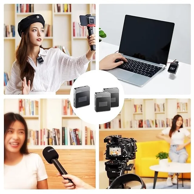 GODOX MoveLink M2 Compact 2-Person Digital Wireless Microphone System