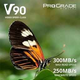 PRO GRADE ProGrade Digital SDXC UHS-II V90 Memory Card (64GB), Silver, (Secure-Digital-Cards)