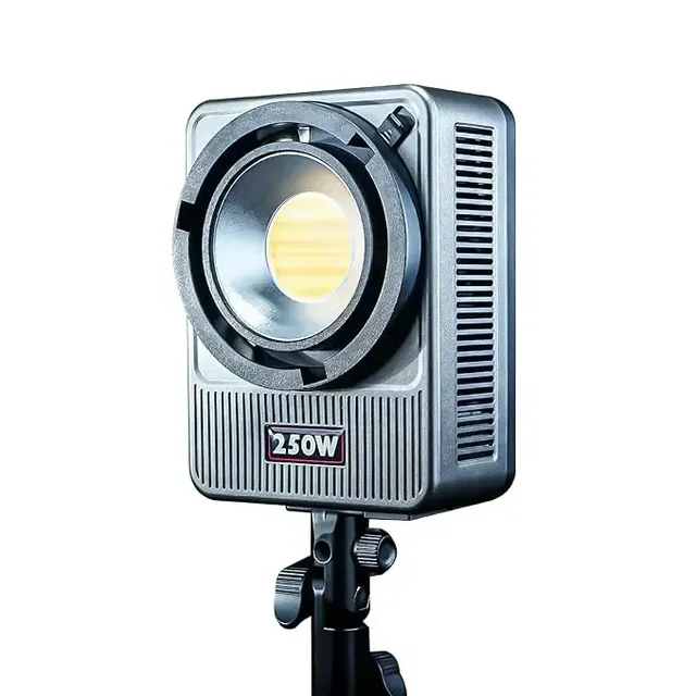HIFFIN 250W Pro Wonder Series LED Video Light, High CRI 95+, Ultra Bright 18300 lux@1m, Adjustable CCT 2700K-6500K, Continuous Output COB Light with App Control for Photography & Videography