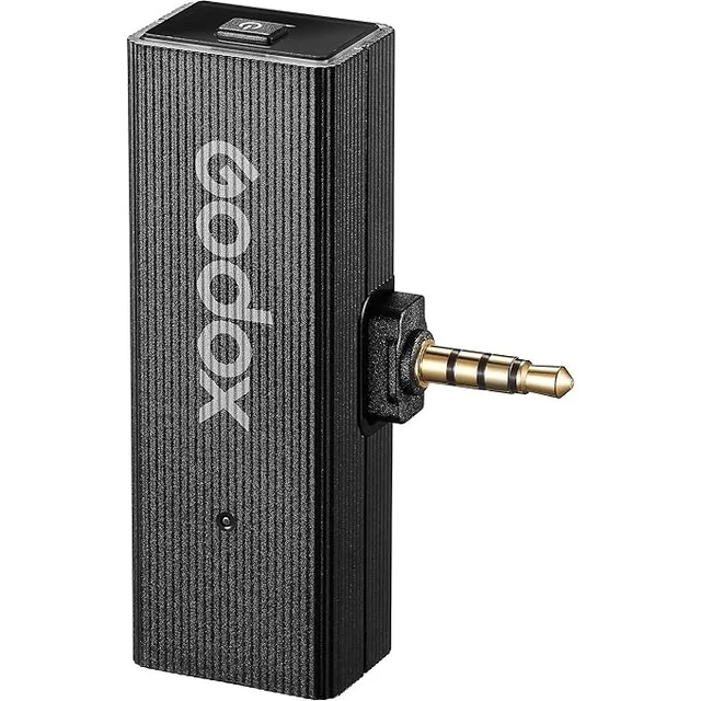 Godox MoveLink Mini 2.4GHz USB-C Wireless Microphone Kit 2, Classic Black