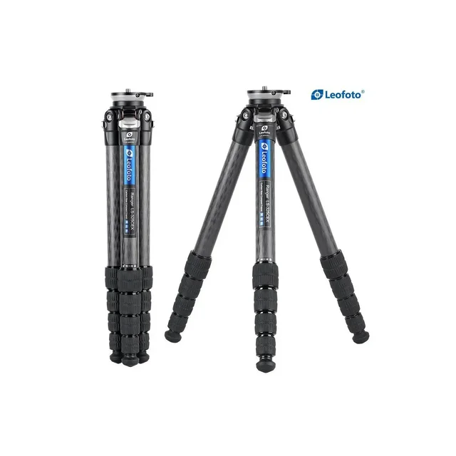 CNC tripod with leveling base 10X Layers Carbon fiber Tubes: 32/28/25/22/19MM