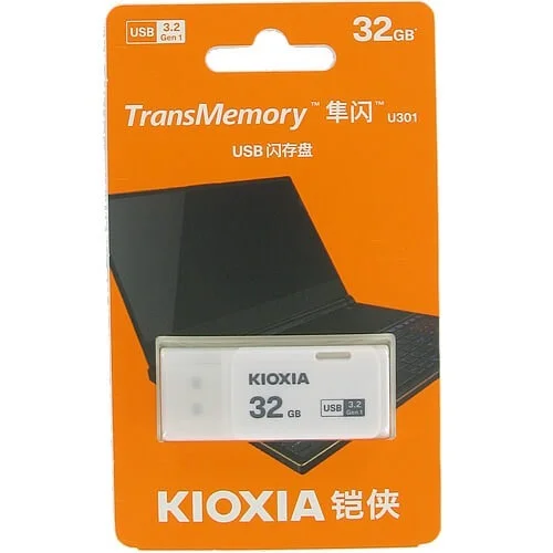 KIOXIA TransMemory U366 32GB USB 3.2 Flash Drive – Metal Body