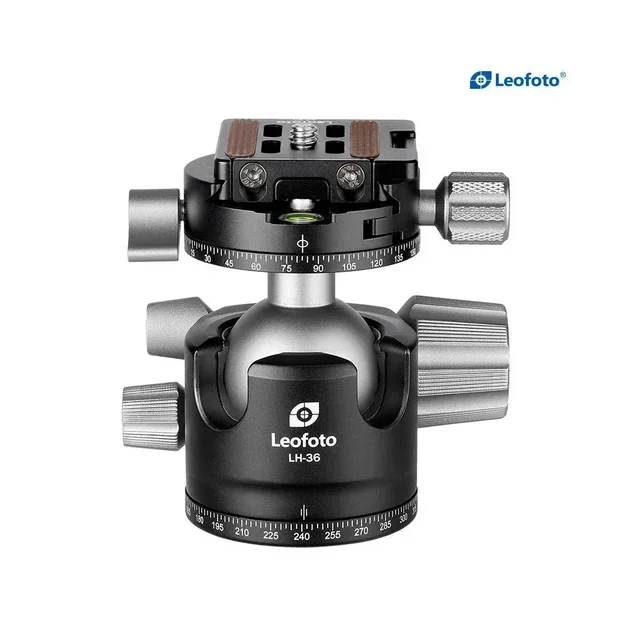 Leofoto LH-36R Low Profile Ball Head With Panning Clamp