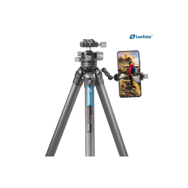 Leofoto LS-323C+LH-40 Professional Carbon Fiber Tripod with Ball Head 3S