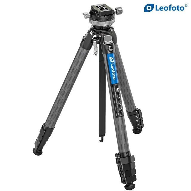 CNC tripod , Hard anodize 10X Layers Carbon fiber tube: 26/22/18.5/15/11.5mm