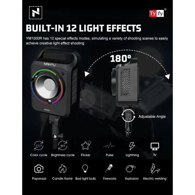 TYFY Tyfy NANTU 500*RGB cob light