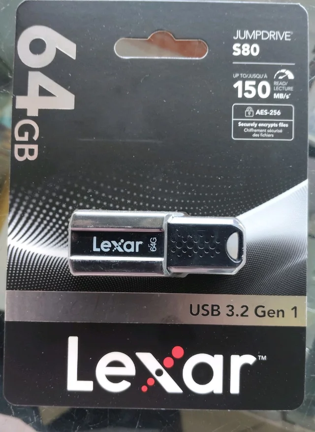 Lexar 64gb S80 150mb/s Usb 3.2 Gen 1 Drive